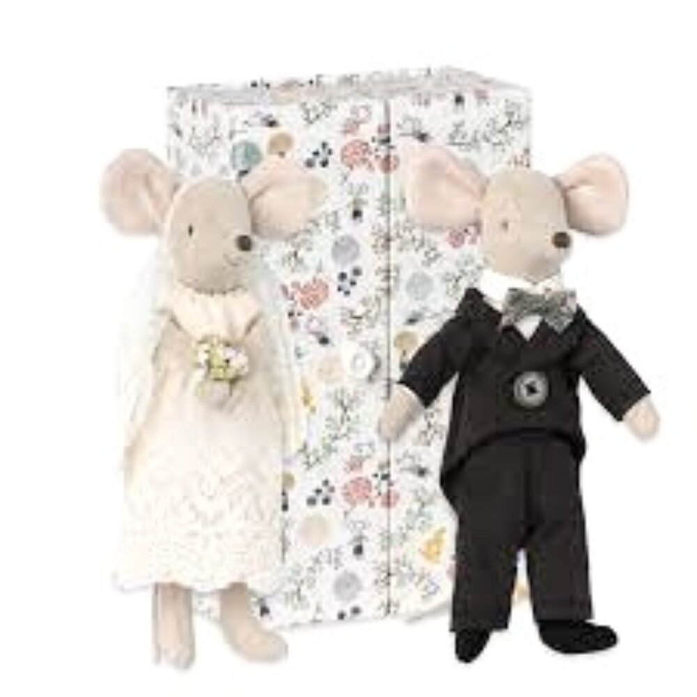 Maileg Wedding Mice in Box - RETIRED